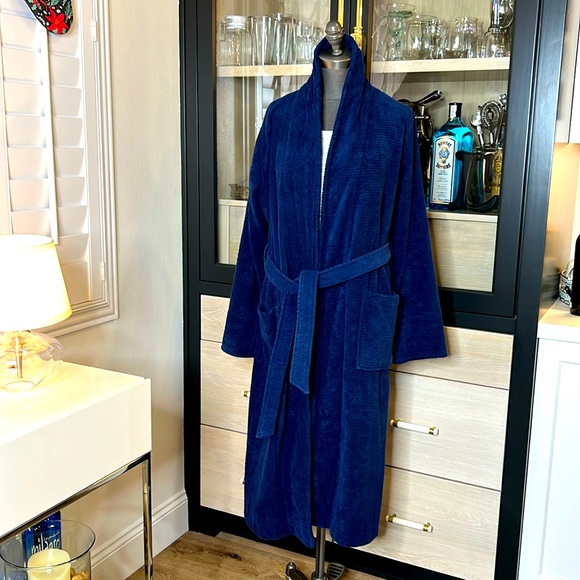 Lands' End Intimates & Sleepwear Womens Cotton Terry Long Spa Bath